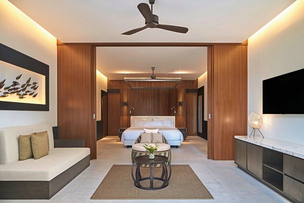 The Westin Maldives Miriandhoo Resort - Wohnbeispiel Deluxe Beach Villa Pool (Zimmercodierungen VB2 & FB2)