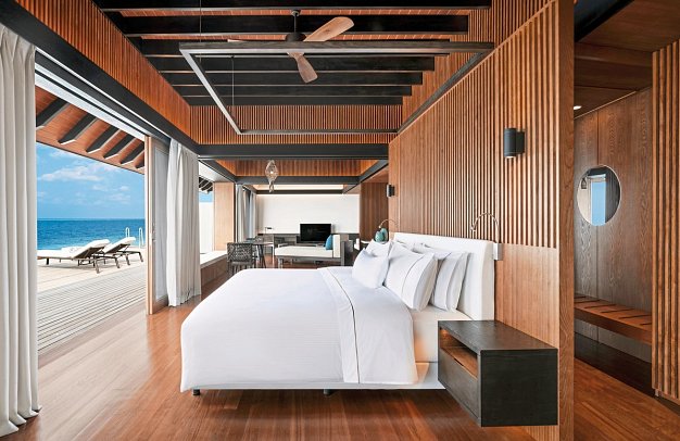 The Westin Maldives Miriandhoo Resort - Wohnbeispiel Overwater Villa Pool (Zimmercodierung VX2)