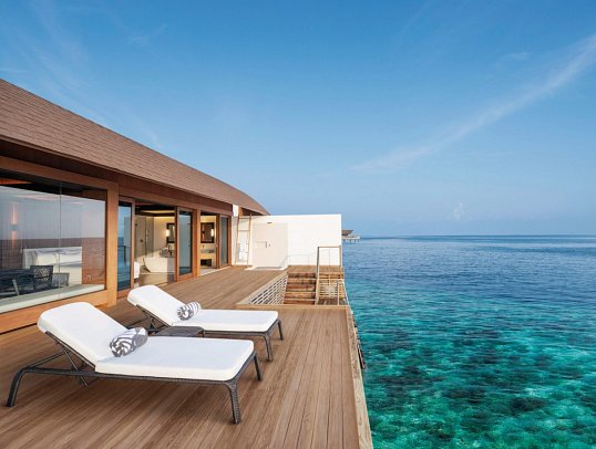 The Westin Maldives Miriandhoo Resort - Wohnbeispiel Overwater Villa (Zimmercodierung VX2)