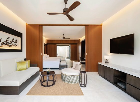 The Westin Maldives Miriandhoo Resort - Wohnbeispiel Family Deluxe Beach Villa Pool (Zimmercodierung FB2)