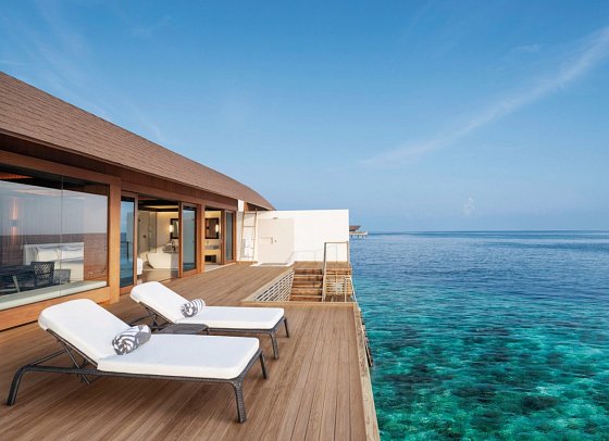 The Westin Maldives Miriandhoo Resort - Wohnbeispiel Overwater Villa (Zimmercodierung VX2)