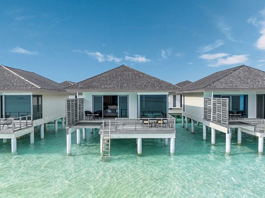 Le Méridien Maldives Resort & Spa - Wohnbeispiel Overwater Villa (Zimmercodierungen VX1 & VX2)
