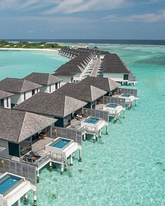 Le Méridien Maldives Resort & Spa - Wohnbeispiel Overwater Villa with Pool (Zimmercodierung VX3)