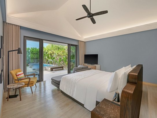 Le Méridien Maldives Resort & Spa - Wohnbeispiel Beach Villa with Pool (Zimmercodierung VB3)