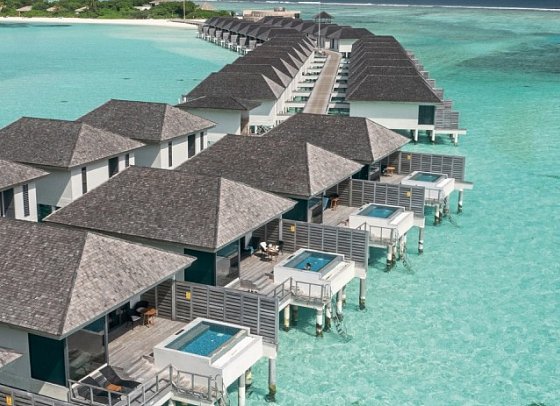 Le Méridien Maldives Resort & Spa - Wohnbeispiel Overwater Villa with Pool (Zimmercodierungen VX3 & VV4)