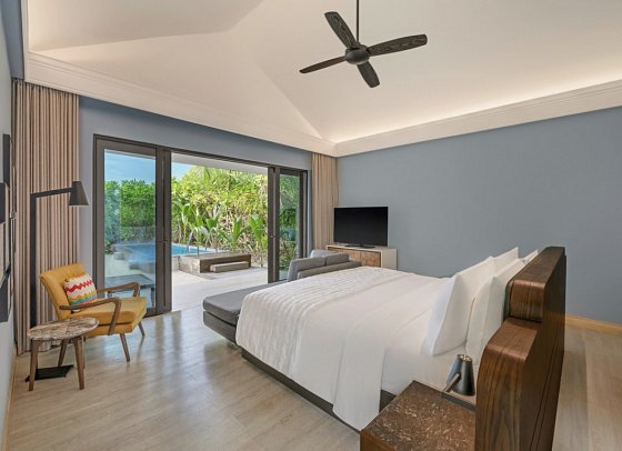 Le Méridien Maldives Resort & Spa - Wohnbeispiel Beach Villa with Pool (Zimmercodierung VB3)