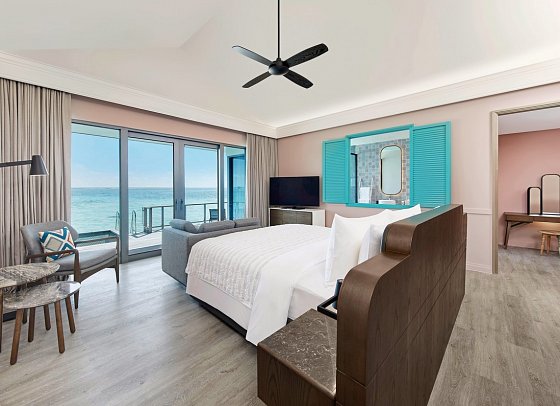 Le Méridien Maldives Resort & Spa - Wohnbeispiel Lagoon Villa (Zimmercodierung VL1)
