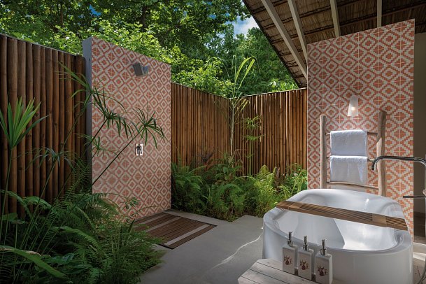 Cora Cora Maldives - Beispiel Bad Beach Villa (Zimmercodierung VB1)