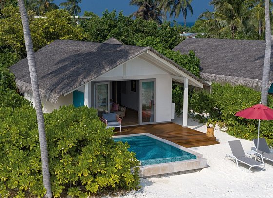 Cora Cora Maldives - Wohnbeispiel Beach Pool Villa (Zimmercodierung VB2)