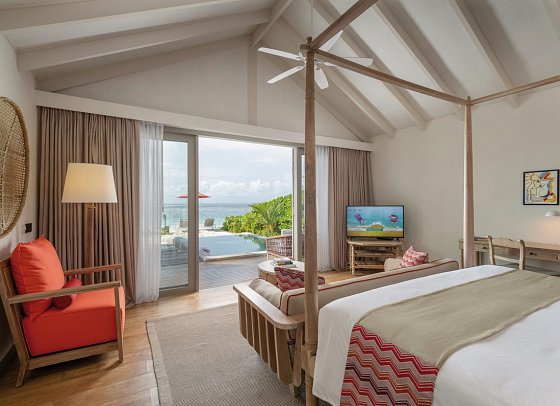 Cora Cora Maldives - Wohnbeispiel Beach Pool Villa (Zimmercodierung VB2)
