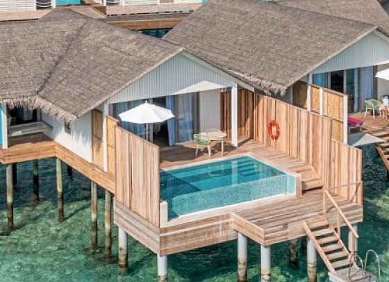 Cora Cora Maldives - Wohnbeispiel Lagoon Pool Villa (Zimmercodierung VL2)