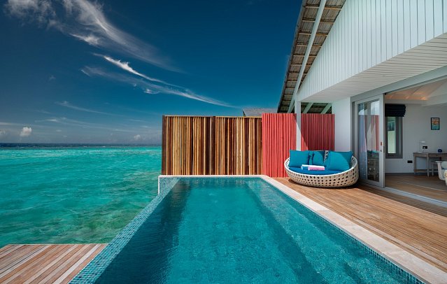 Cora Cora Maldives - Wohnbeispiel Lagoon Pool Villa (Zimmercodierung VL2)