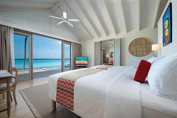 Cora Cora Maldives - Wohnbeispiel Two Bedroom Family Beach Pool Villa (Zimmercodierung FB2)