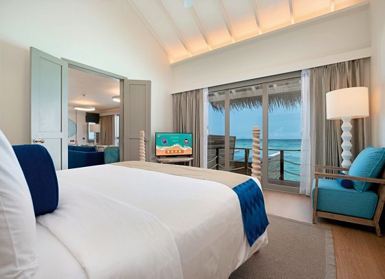 Cora Cora Maldives - Wohnbeispiel Two Bedroom Lagoon Pool Villa with Slide (Zimmercodierung FB3)