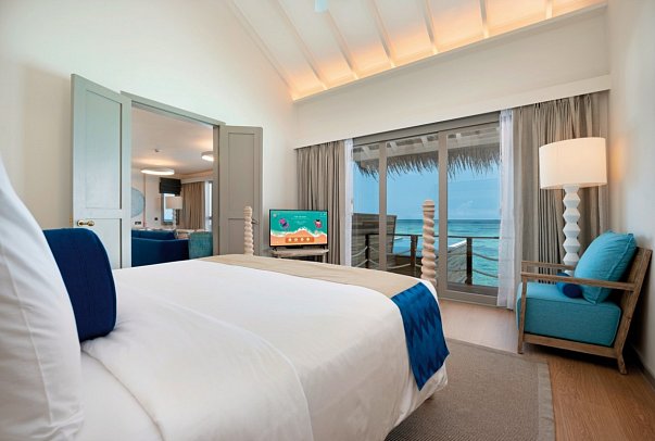 Cora Cora Maldives - Wohnbeispiel Two Bedroom Lagoon Pool Villa with Slide (Zimmercodierung FB3)