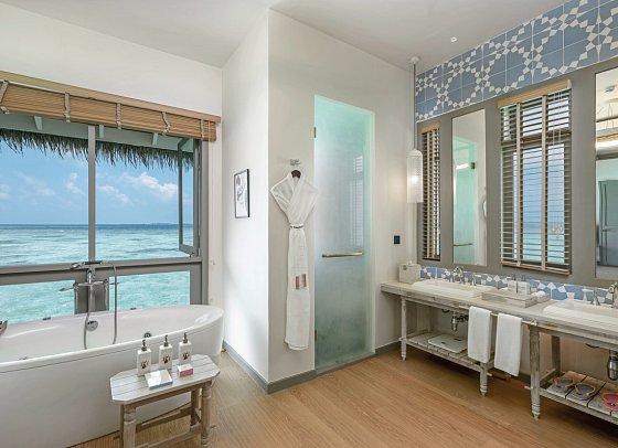 Cora Cora Maldives - Wohnbeispiel Two Bedroom Lagoon Pool Villa with Slide (Zimmercodierung FB3)