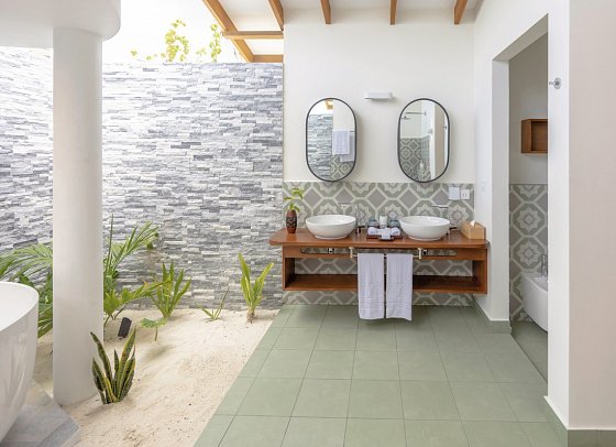 Joy Island - Beispiel Bad Beach Suite (Zimmercodierungen WB1 & WB2)