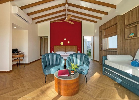 Joy Island - Wohnbeispiel Beach Suite (Zimmercodierungen WB1 & WB2)