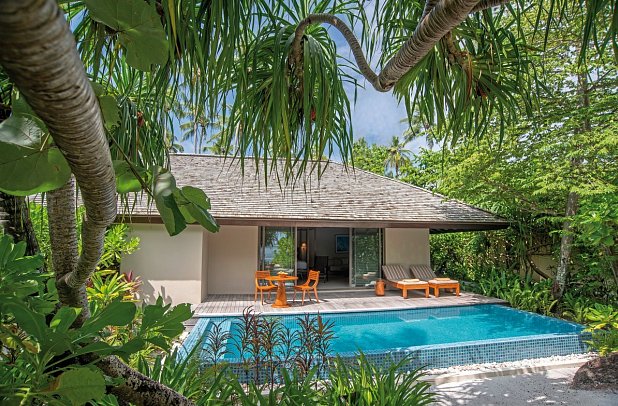 The Residence Maldives at Dhigurah - Wohnbeispiel Deluxe Beach Pool Villa (Zimmercodierungen VB3 & VB4)