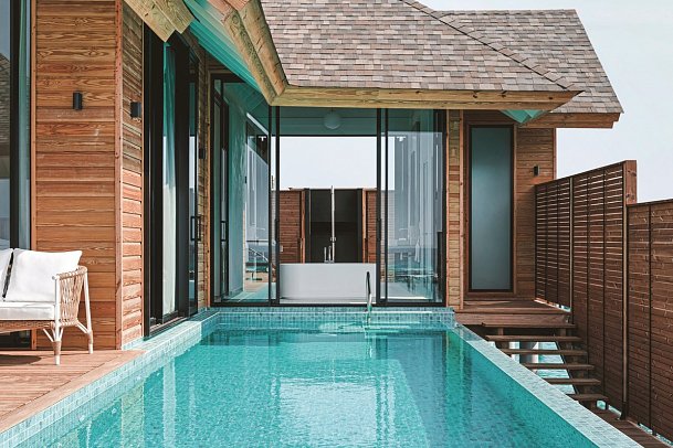 ananea Madivaru Maldives - Wohnbeispiel Deluxe Water Pool Villa (Zimmercodierung VX2)