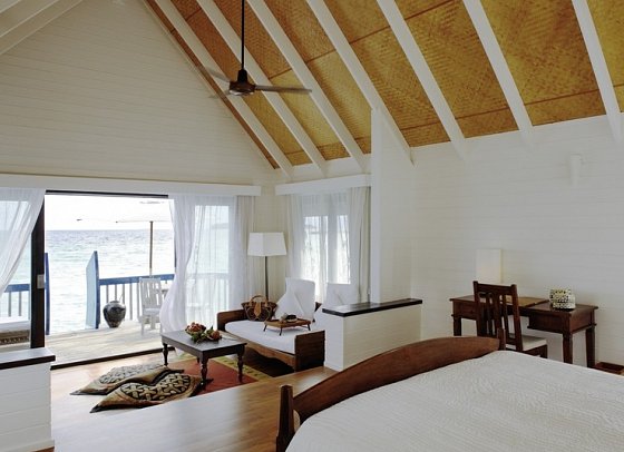 COMO Cocoa Island - Dhoni Suite - Schlafbereich