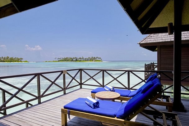 Sun Siyam Olhuveli Maldives - Wohnbeispiel Water Villa (Zimmercodierungen VX1 & VV3)