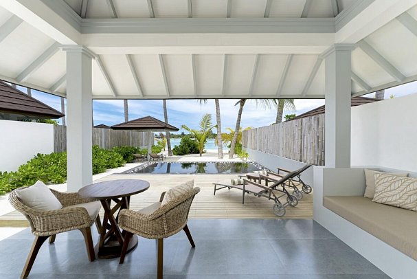 Sun Siyam Olhuveli Maldives - Wohnbeispiel Grand Beach Suite with Pool (Zimmercodierungen WB1 & WV1)