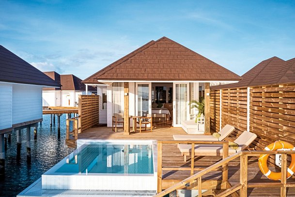 Sun Siyam Olhuveli Maldives - Wohnbeispiel Grand Water Villa with Pool (Zimmercodierung VX4)