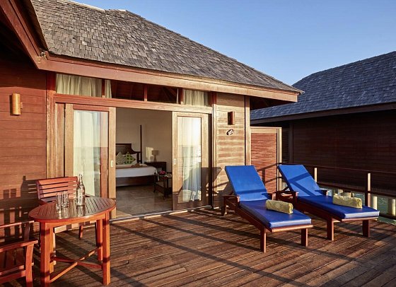 Sun Siyam Olhuveli Maldives - Wohnbeispiel Deluxe Water Villa (Zimmercodierungen VX2 & VV4)