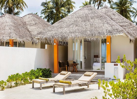 Sun Siyam Olhuveli Maldives - Wohnbeispiel Grand Beach Villa (Zimmercodierungen VB1 & VV1)