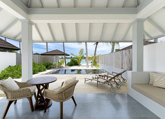 Sun Siyam Olhuveli Maldives - Wohnbeispiel Grand Beach Suite with Pool (Zimmercodierungen WB1 & WV1)