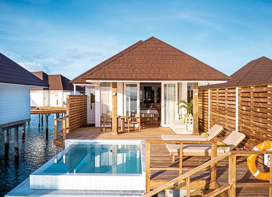 Sun Siyam Olhuveli Maldives - Wohnbeispiel Grand Water Villa with Pool (Zimmercodierung VX4)