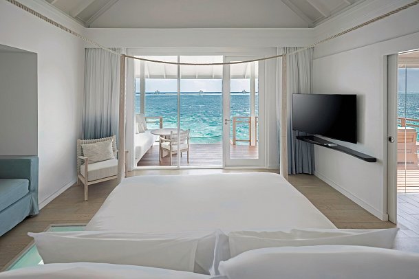 LUX* South Ari Atoll, Maldives - Wohnbeispiel Water Villa (Zimmercodierung VX1)