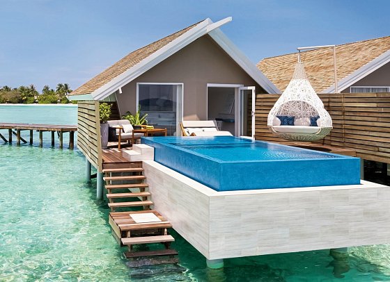 LUX* South Ari Atoll, Maldives - Wohnbeispiel Overwater Infinity Pool Villa (Zimmercodierungen VX3 & VV5)