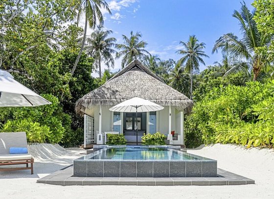 LUX* South Ari Atoll, Maldives - Wohnbeispiel Beachfront Infinity Pool Villa (Zimmercodierungen VB4 & VV4)