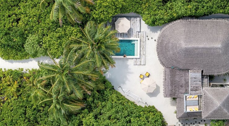 Six Senses Laamu - Ocean Beach Villa Pool (Zimmercodierung VB6)