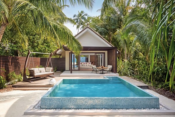 Niyama Private Islands Maldives - Wohnbeispiel Beach Pool Villa (Zimmercodierungen VB2, VB3 & VB8)