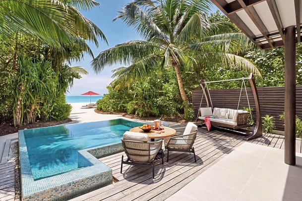 Niyama Private Islands Maldives - Wohnbeispiel Beach Pool Villa (Zimmercodierungen VB2, VB3 & VB8)