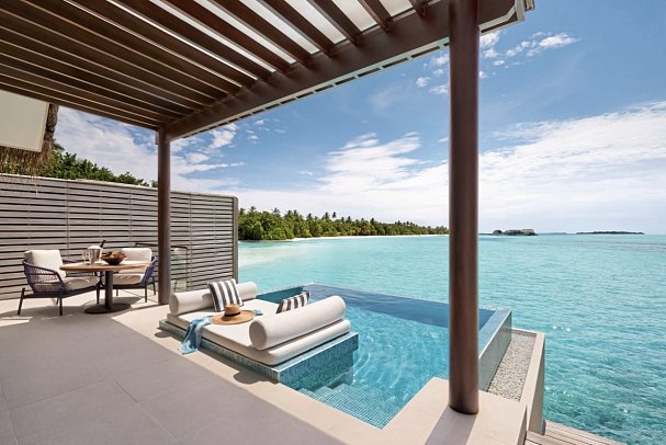 Niyama Private Islands Maldives - Wohnbeispiel Over Water Pool Villa (Zimmercodierungen VX1 & VX7)