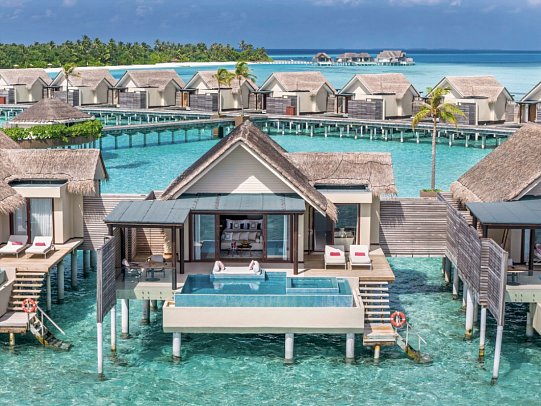 Niyama Private Islands Maldives - Wohnbeispiel Deluxe Over Water Pool Villa (Zimmercodierung VX2)