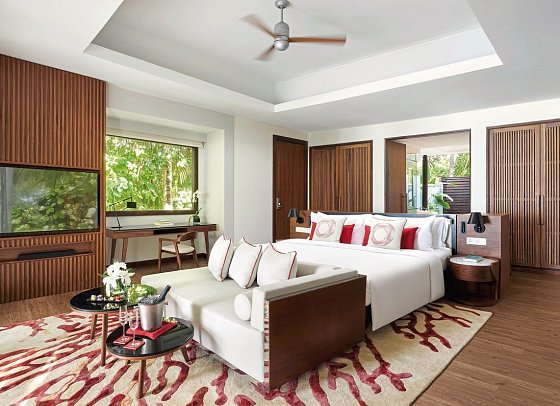 Niyama Private Islands Maldives - Wohnbeispiel Beach Villa/Deluxe Beach Villa (Zimmercodierungen VB1, VB7 & VB4)