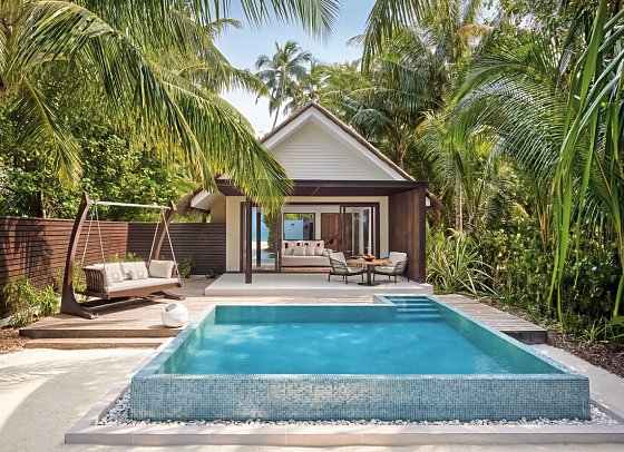 Niyama Private Islands Maldives - Wohnbeispiel Beach Pool Villa (Zimmercodierungen VB2, VB3 & VB8)