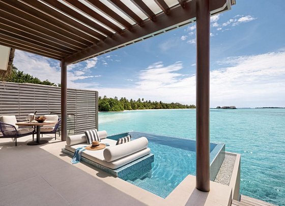 Niyama Private Islands Maldives - Wohnbeispiel Over Water Pool Villa (Zimmercodierungen VX1 & VX7)