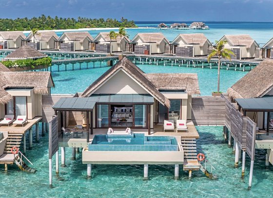 Niyama Private Islands Maldives - Wohnbeispiel Deluxe Over Water Pool Villa (Zimmercodierung VX2)