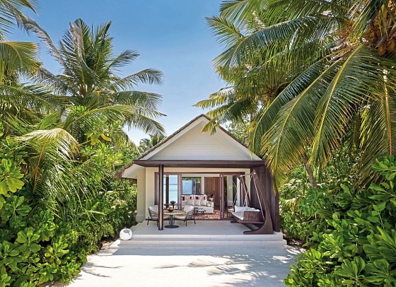 Niyama Private Islands Maldives - Wohnbeispiel Beach Villa/Deluxe Beach Villa (Zimmercodierungen VB1, VB4 & VB7)
