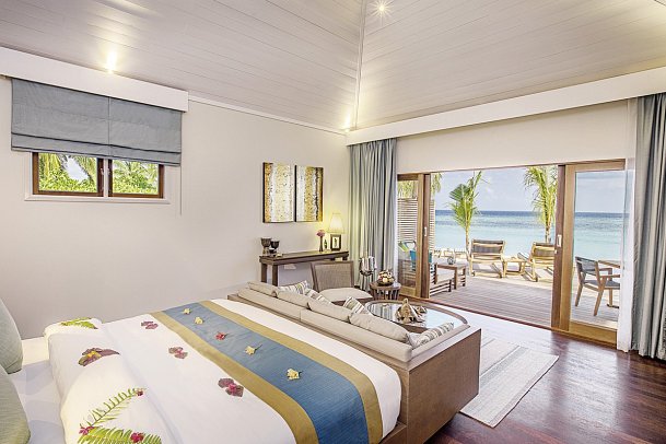 Hurawalhi Island Resort - Wohnbeispiel Beach Villa (Zimmercodierung VB1)