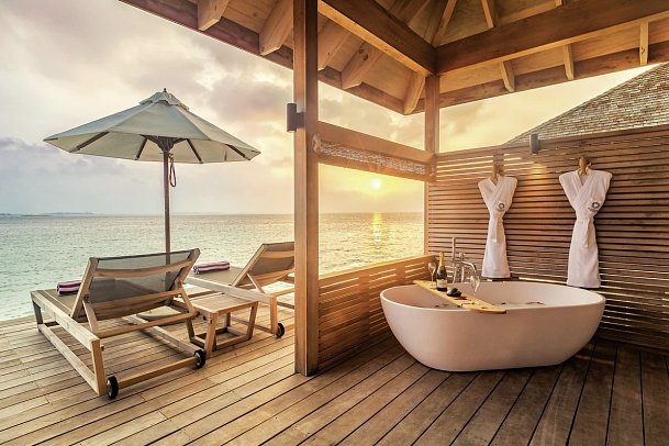 Hurawalhi Island Resort - Wohnbeispiel Ocean Villa (Zimmercodierungen VX1 & VX2)