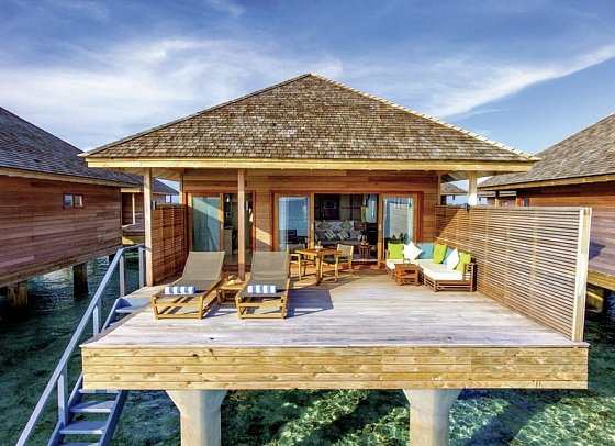 Hurawalhi Island Resort - Wohnbeispiel Ocean Villa (Zimmercodierungen VX1 & VX2)