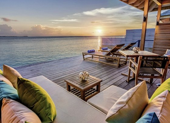 Hurawalhi Island Resort - Wohnbeispiel Ocean Villa (Zimmercodierung VX2)