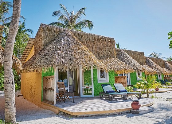 Kuredu Island Resort & Spa - Wohnbeispiel Premium Beach Bungalow (Zimmercodierung BB2)